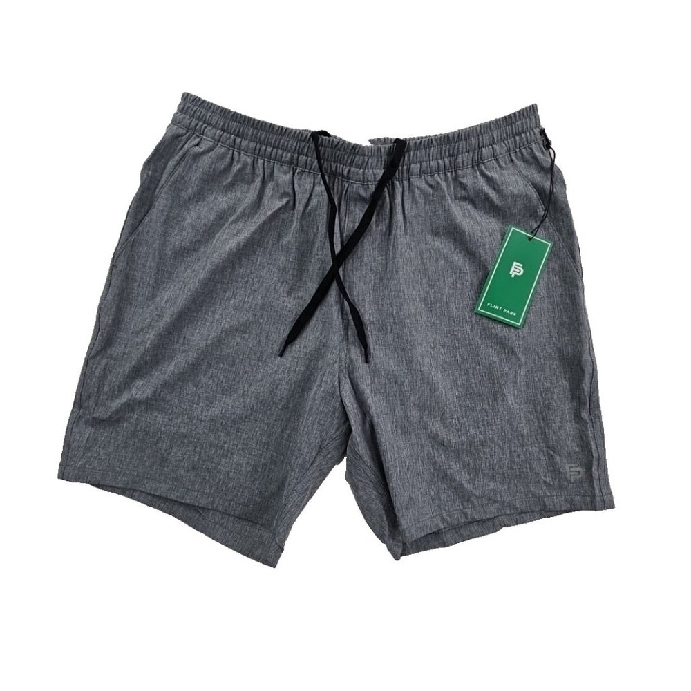 Flint Park Advantage Lined Shorts Men's Medium Gray Athletic 7”‎ Inseam NEW NWT